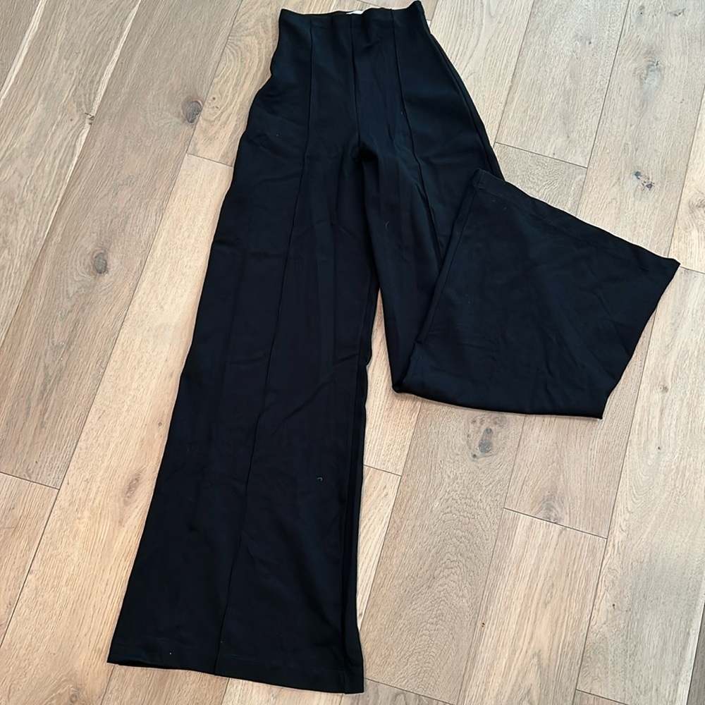 Ripley rader ponte knit wide leg pant